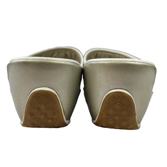 Cole Haan Wedge Slides White Sandal Womens Size 7.5 - Picture 8 of 13